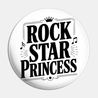 Rock Star Princess Pin