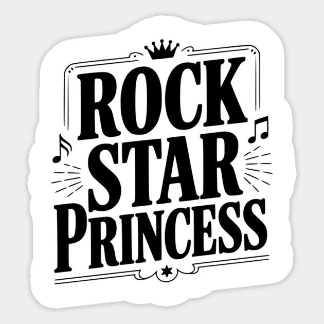 Rock Star Princess Magnet by Frank Ring