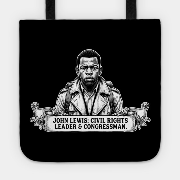 John Lewis Civil Rights Tribute Tote by UrbanLifeApparel