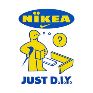 Nikea - Just D.I.Y. - IKEA Funny Parody T-Shirt