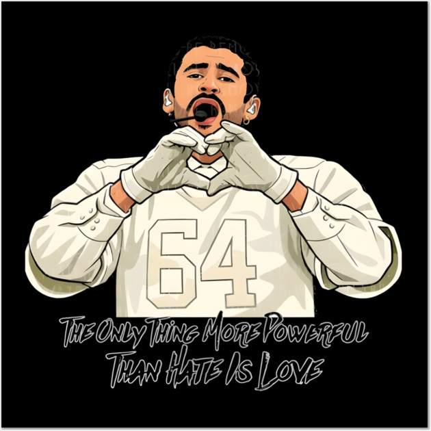 The-Only-Thing-More-Powerful-Than-Hate-is-Love Wall Art by dtr_art