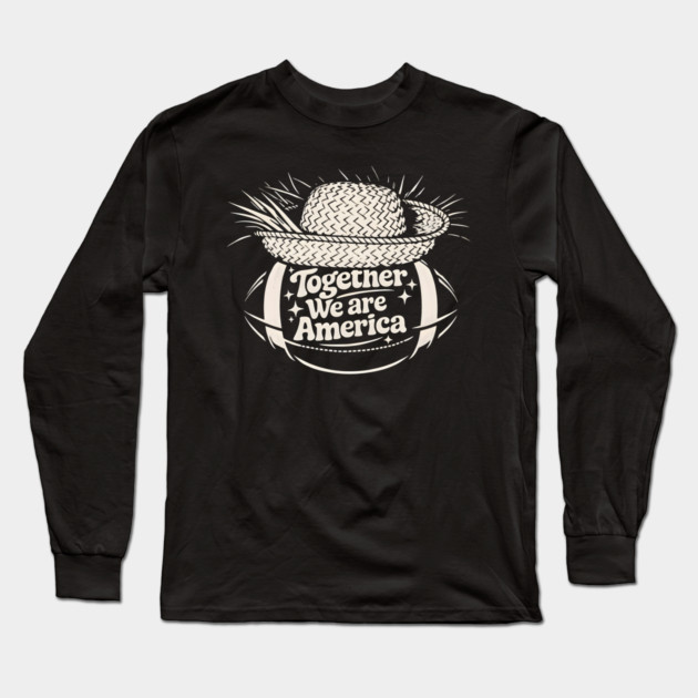 Together-We-are-America Long Sleeve T-Shirt by dtr_art
