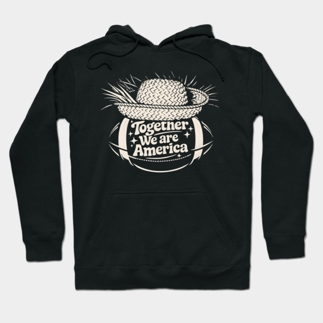 Together-We-are-America Hoodie by dtr_art
