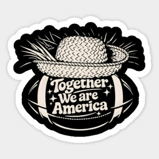 Together-We-are-America Sticker