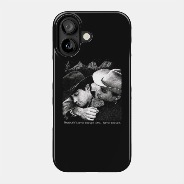 Brokeback Mountain - Jake Gyllenhaal & Heath Ledger Phone Case by nicklower