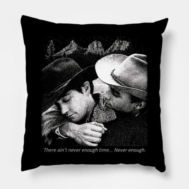 Brokeback Mountain - Jake Gyllenhaal & Heath Ledger Pillow by nicklower