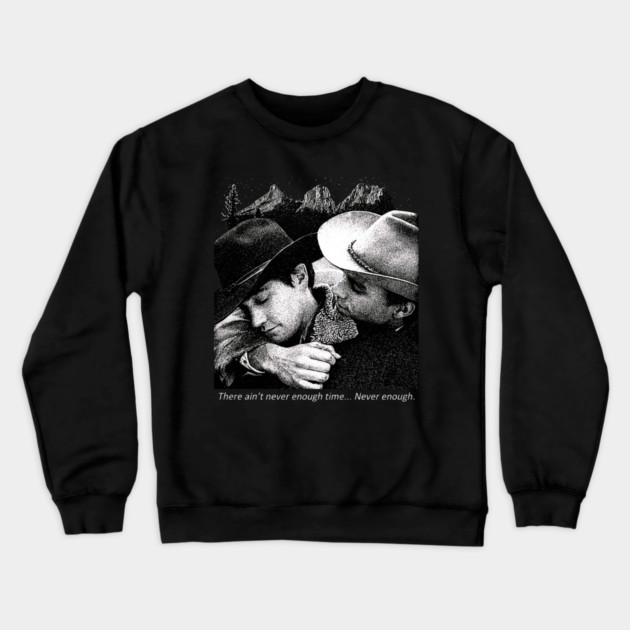 Brokeback Mountain - Jake Gyllenhaal & Heath Ledger Crewneck Sweatshirt by nicklower
