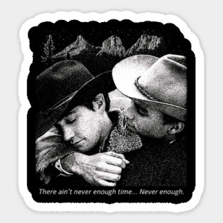 Brokeback Mountain - Jake Gyllenhaal & Heath Ledger Sticker