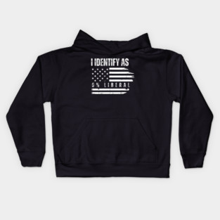 i-identify-as-0%-liberal Kids Hoodie