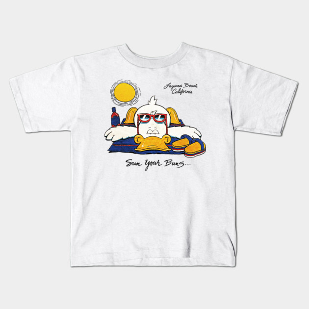 Sun Your Buns... - Laguna Beach, California Kids T-Shirt by nicklower