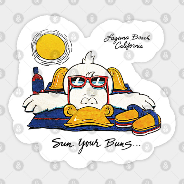 Sun Your Buns... - Laguna Beach, California Sticker by nicklower
