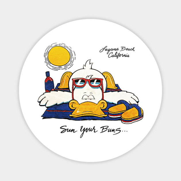 Sun Your Buns... - Laguna Beach, California Magnet by nicklower