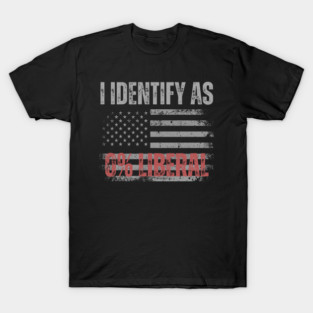 i-identify-as-0%-liberal T-Shirt
