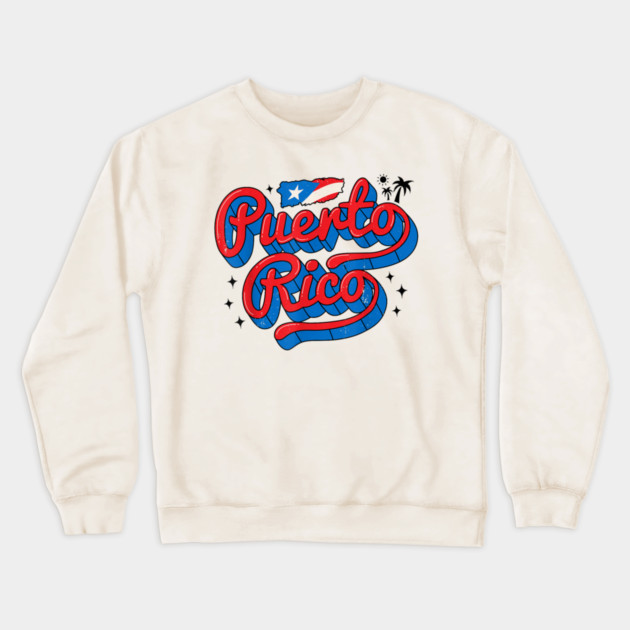 Puerto Rico Crewneck Sweatshirt by dtr_art