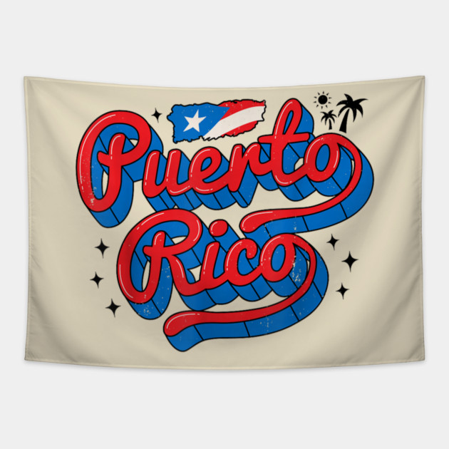 Puerto Rico Tapestry by dtr_art