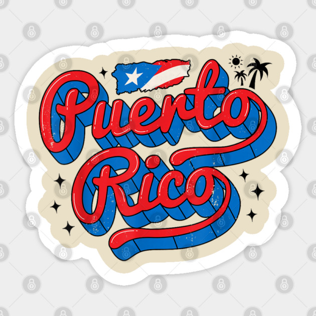 Puerto Rico Sticker by dtr_art