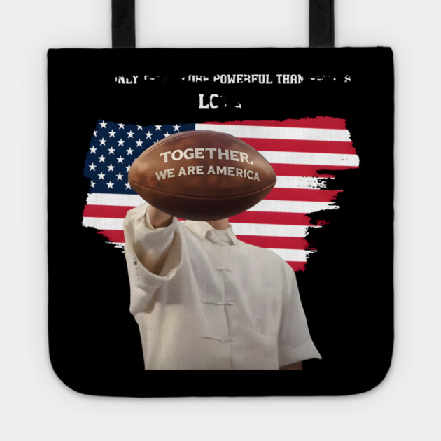 Together-We-are-America Tote by dtr_art