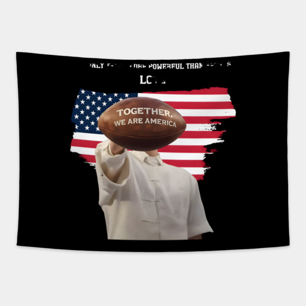 Together-We-are-America Tapestry by dtr_art
