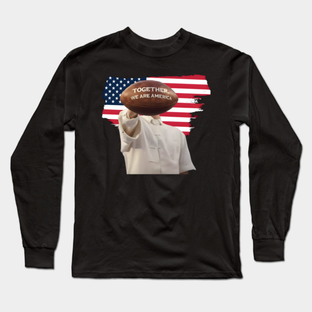 Together-We-are-America Long Sleeve T-Shirt by dtr_art