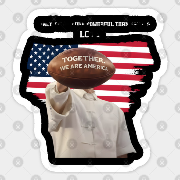 Together-We-are-America Sticker by dtr_art