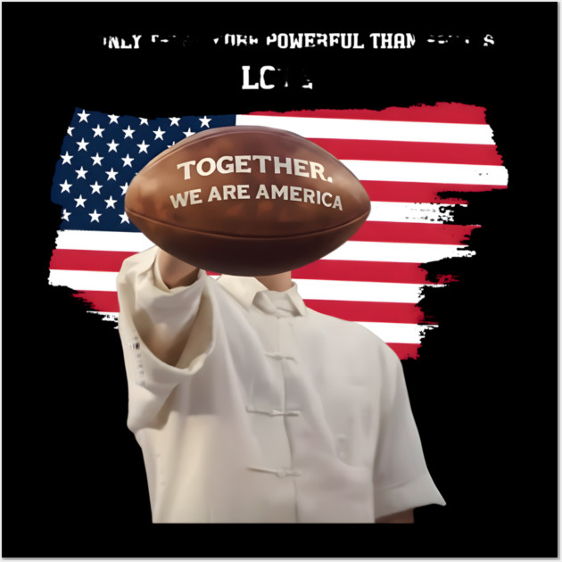 Together-We-are-America Wall Art by dtr_art