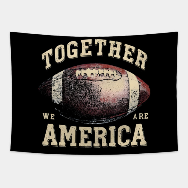 Together-We-are-America Tapestry by dtr_art