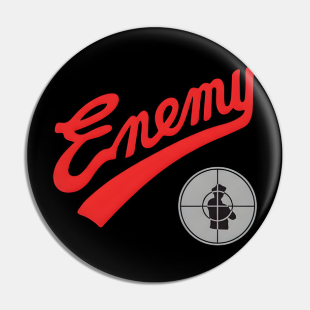 Public Enemy Pin by dtr_art