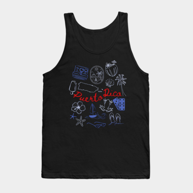 Puerto Rico Tank Top by dtr_art