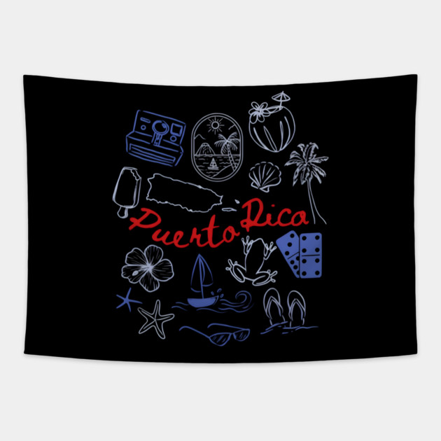 Puerto Rico Tapestry by dtr_art