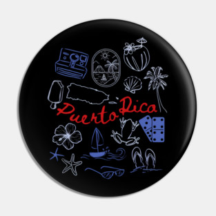 Puerto Rico Pin