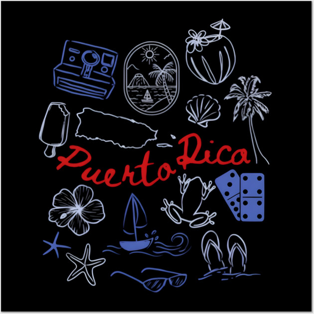 Puerto Rico Wall Art by dtr_art