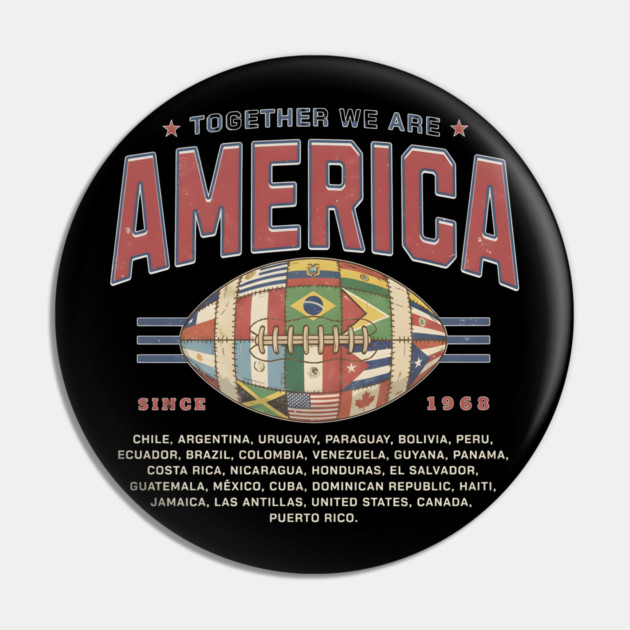 Together-We-are-America Pin by dtr_art
