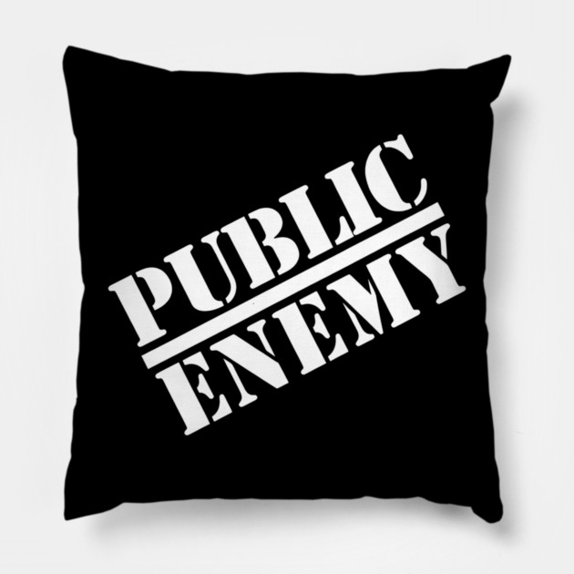 Public Enemy Pillow by dtr_art
