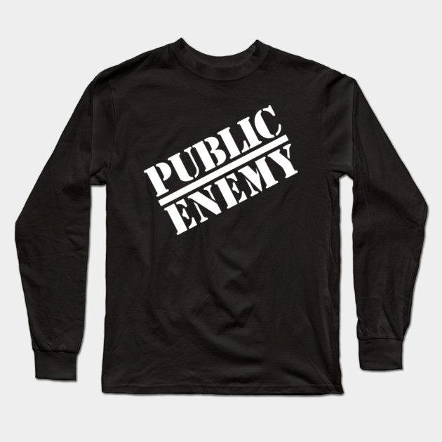 Public Enemy Long Sleeve T-Shirt by dtr_art