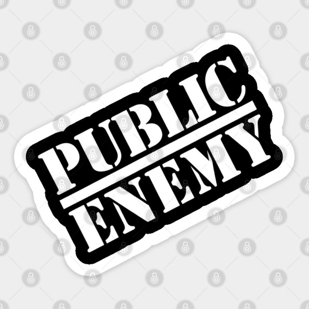 Public Enemy Sticker by dtr_art