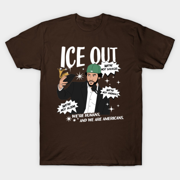 Bad Bunny ICE OUT We’re Humans And We Are Americans - Bad Bunny Ice Out ...