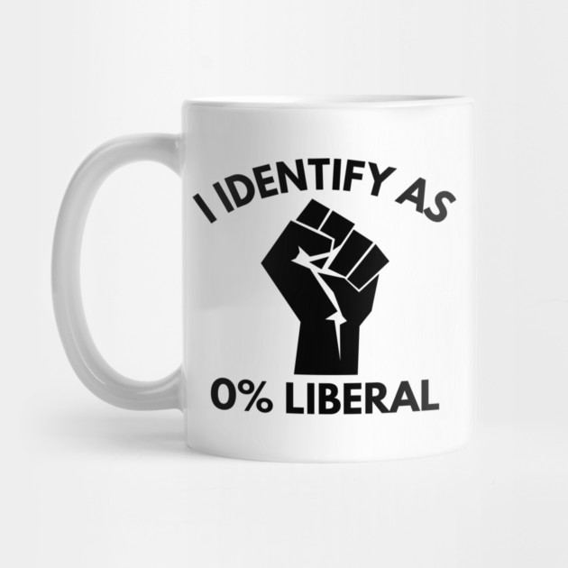 i-identify-as-0%-liberal by Creatifly Graphic Tees