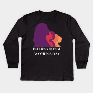 international-womens-day Kids Long Sleeve T-Shirt