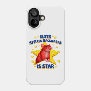 rats spelled backwards is star Phone Case