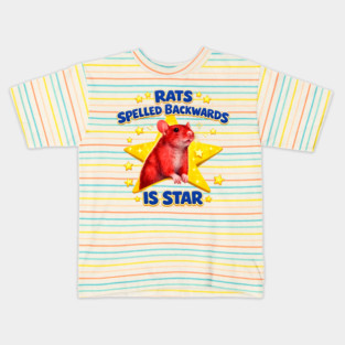 rats spelled backwards is star Kids T-Shirt