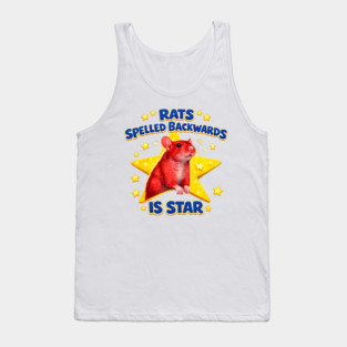 rats spelled backwards is star Tank Top
