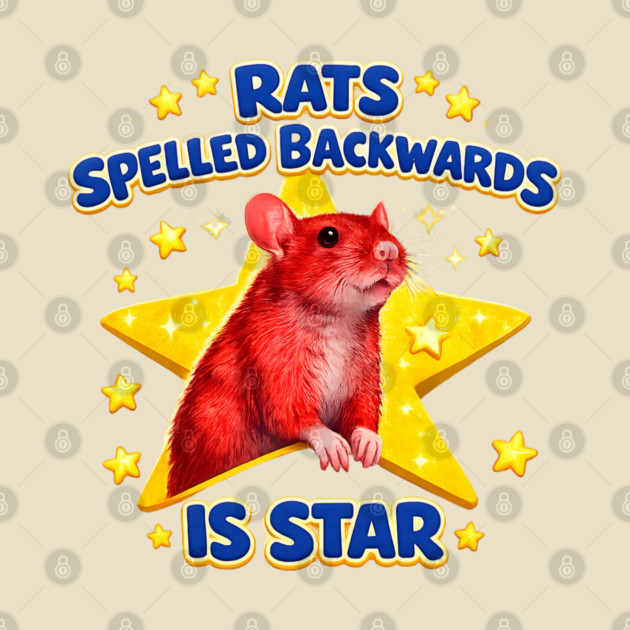 rats spelled backwards is star by Hays Robert Print