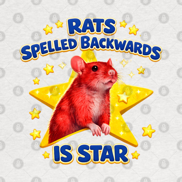 rats spelled backwards is star by Hays Robert Print