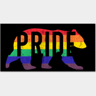 Gay Bear Pride Festival for LGBTQ+ | BearlyBrand Posters and Art