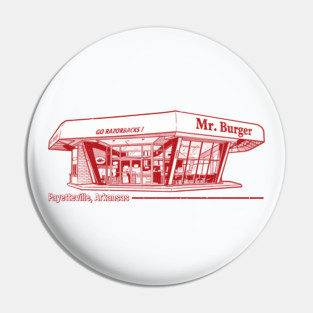 Mr Burger Pin