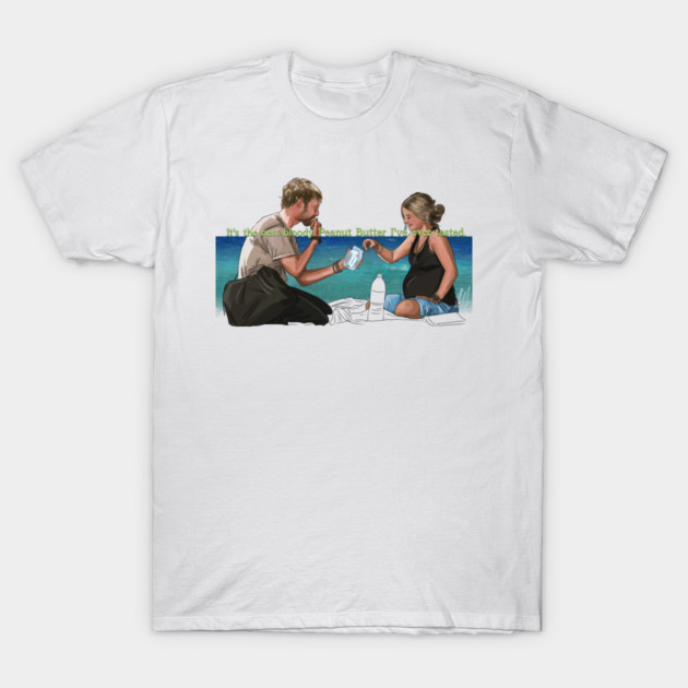 Lost: The Best Bloody Peanut Butter I've Ever Tasted T-Shirt by 51Deesigns