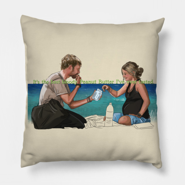 Lost: The Best Bloody Peanut Butter I've Ever Tasted Pillow by 51Deesigns