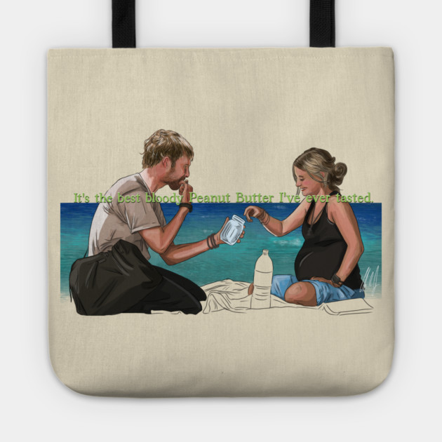 Lost: The Best Bloody Peanut Butter I've Ever Tasted Tote by 51Deesigns