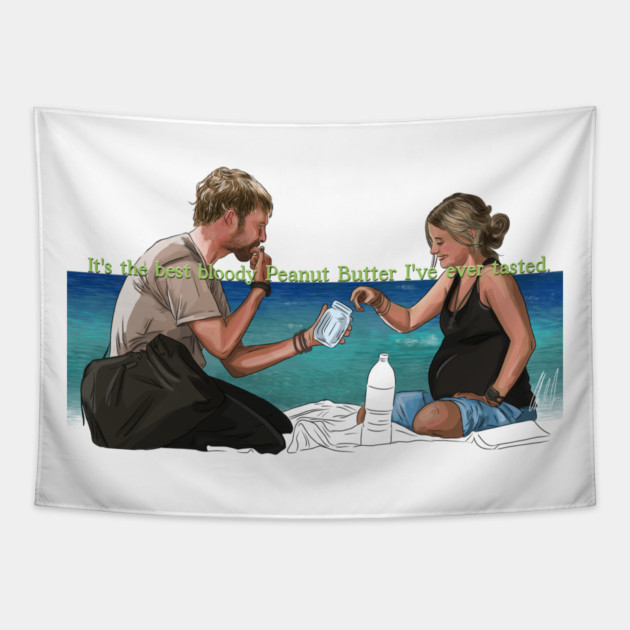 Lost: The Best Bloody Peanut Butter I've Ever Tasted Tapestry by 51Deesigns