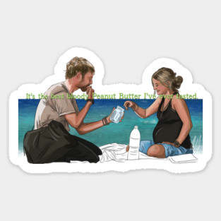 Lost: The Best Bloody Peanut Butter I've Ever Tasted Sticker